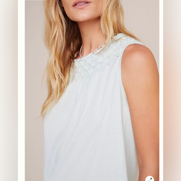 Anthropologie Maeve Justine Smocked Top - Picture 3 of 5